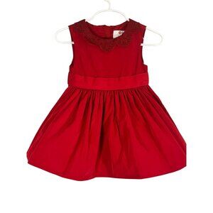 Festive Holiday Floral Lace Dress 18M Wedding Chic Preppy Tulle  Classic Girly